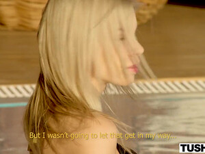 Девка трахается в анал в позе наездницы